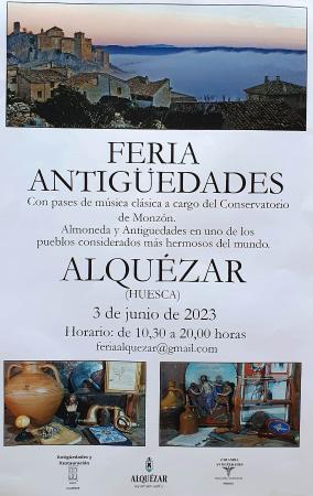 2023-06-03_Feria de Antigüedades en Alquézar-Cartel-1 (2)