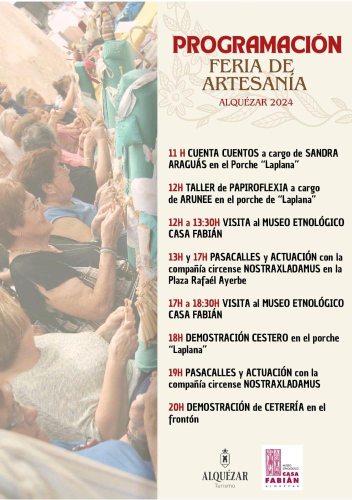 Imagen Intensa programación de actos para la XXII edición de la Feria de Artesanía de Alquézar