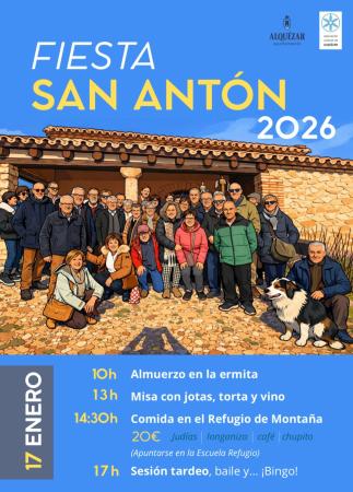Imagen Todo preparado para celebrar la Fiesta de San Antón 2026
