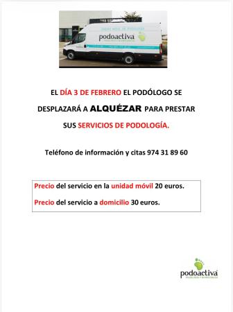 Image 2026-02-03_Alquézar. Servicio de podología