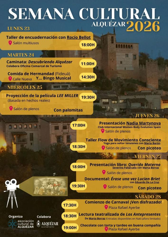 Imagen Alquézar organiza su Semana Cultural con doce interesantes actividades