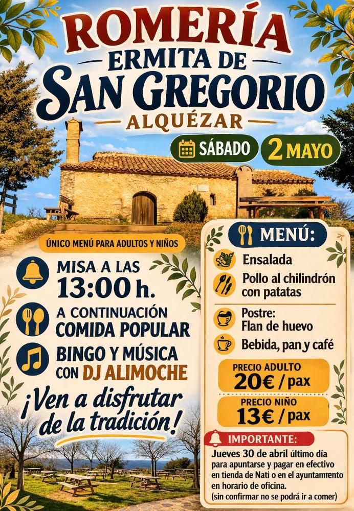 Imagen Alquézar ya prepara la Romería a San Gregorio