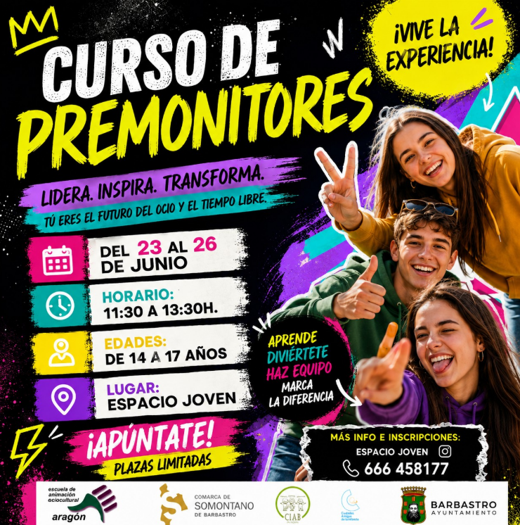 Imagen Curso de premonitor de tiempo libre para los jóvenes