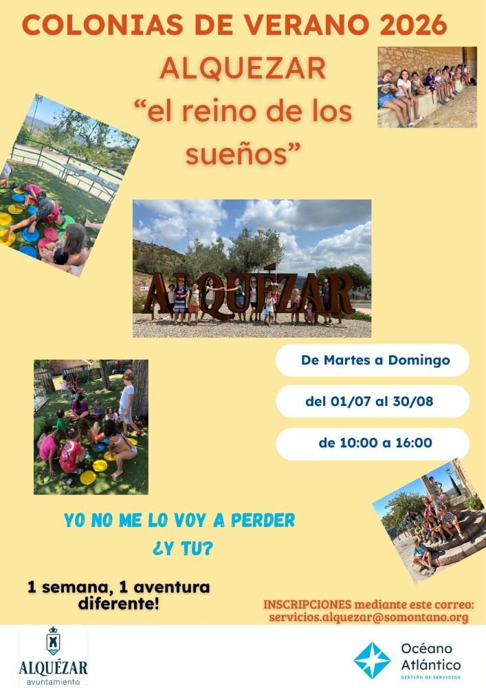 Imagen Abiertas las inscripciones para la Colonia de Verano en Alquézar