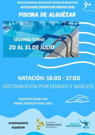 Imagen Curso de natación. Inicio