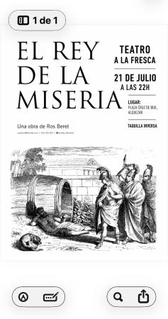 Imagen Teatro a la fresca en Alquézar