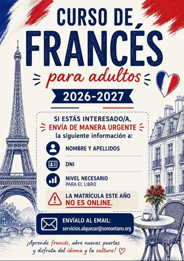 Imagen Abiertas las inscripciones para los cursos de francés
